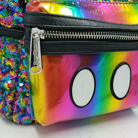 Disney Parks Loungefly Mini Backpack Rainbow Mickey Mouse Sequin main image 7